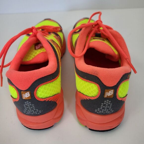NEW BALANCE Sneakers Womens 6 Running Shoes Yellow Orange Neon WR1400DY - Picture 4 of 8